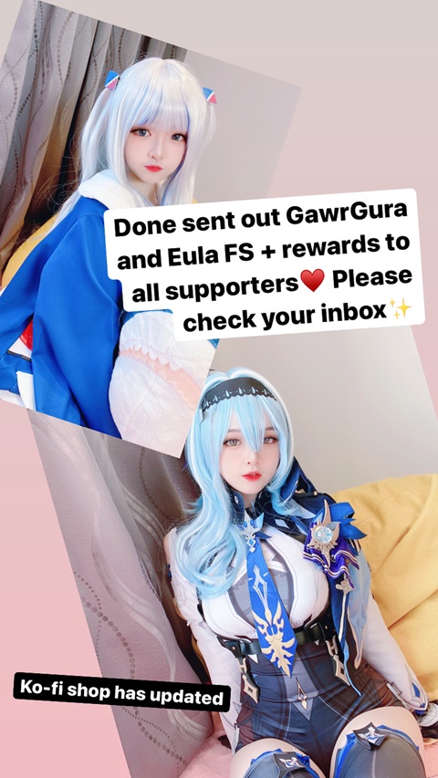 Done sent out Gura and Eula rewards
