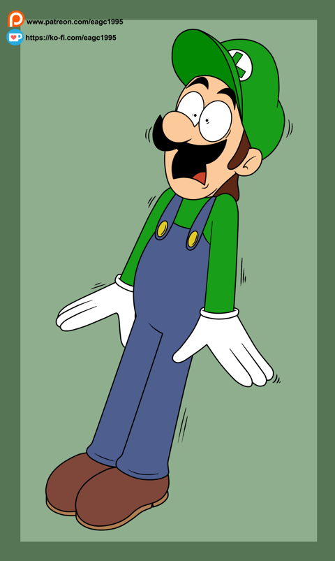 (October 2023 Patreon Character Poll) Luigi