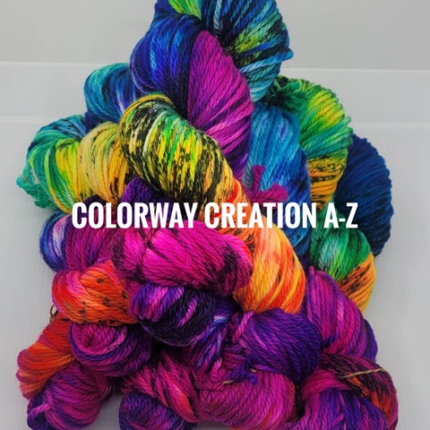 Colorway Creation video A-Z live on YouTube 