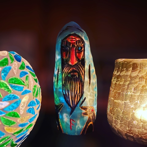 A selection of my woodcarvings