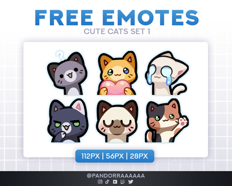 Cute Cats  Icon Pack - Dear StrayGhost's Ko-fi Shop - Ko-fi