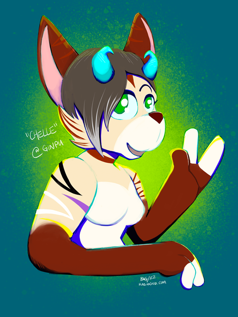 Art Fight: Chelle by Ginpu