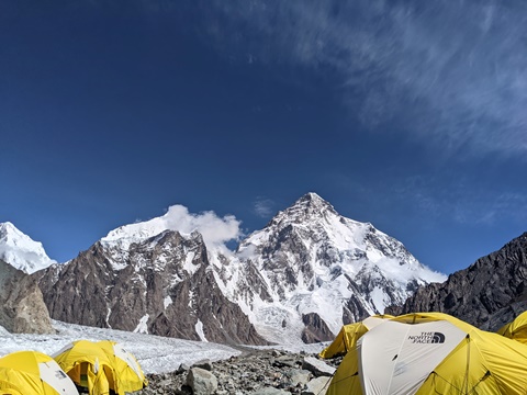 K2 from Broad Peak base camp