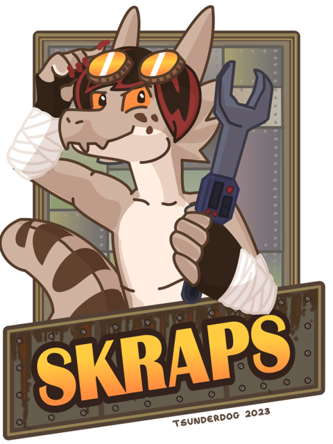 [Commission] Skraps badge