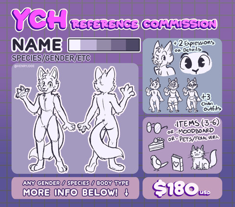 Reference sheet YCH