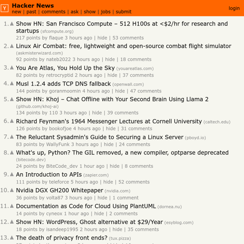 Front Page Of Hacker News!!!