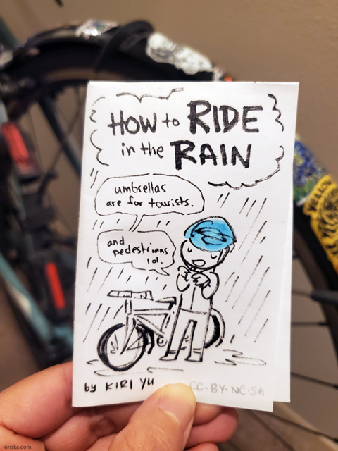 How to Ride in the Rain