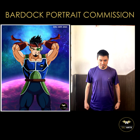 Dragon Ball: Bardock Portrait Commission