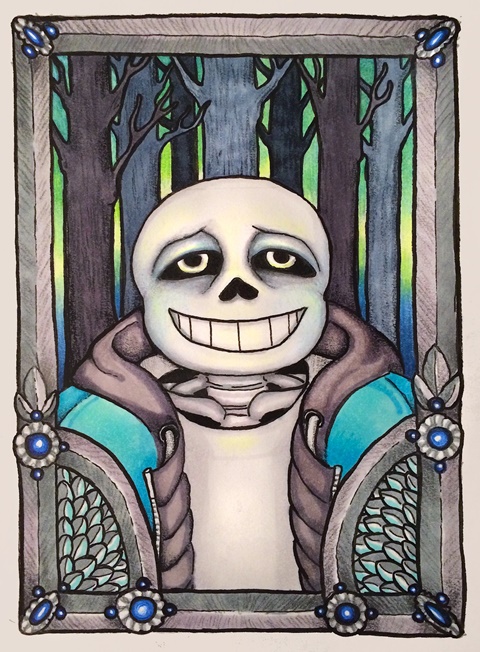 Horror Sans and Dog Roses Coloring Page (White and Transparent BGs) -  Gilded_Pleasure's Ko-fi Shop - Ko-fi ❤️ Where creators get support from  fans through donations, memberships, shop sales and more! The