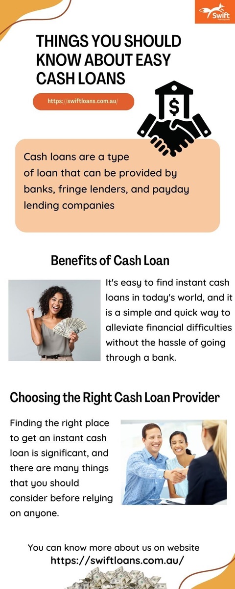 Things You Should Know About Easy Cash Loans