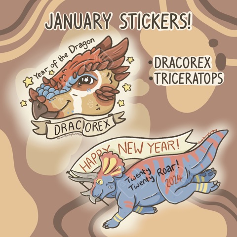 ✨Monthly Sticker Club January Rewards!✨