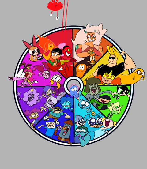 Cartoon Network color wheel