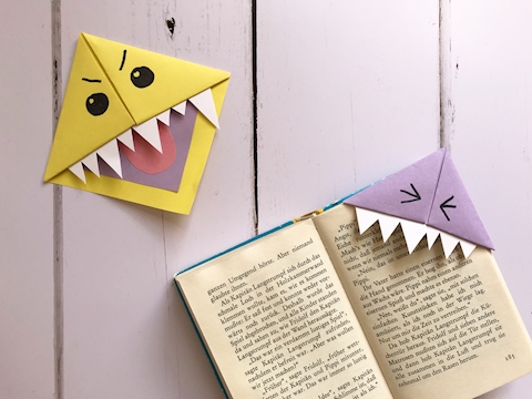 Week 1 Crafts: Origami Bookmark