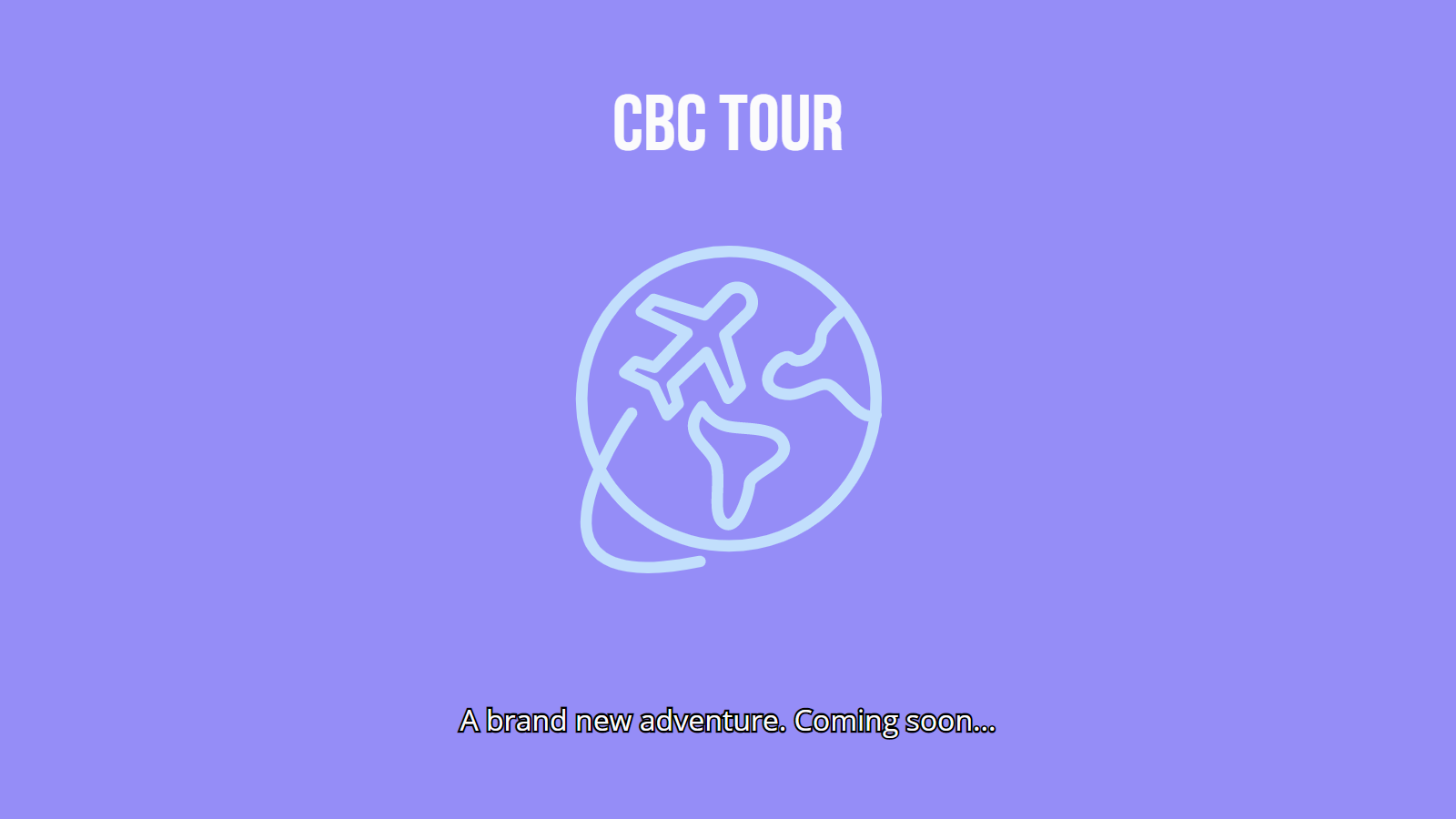 CBC Tour Promotional Graphic