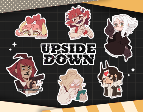 UPSIDE DOWN | Official Stickers