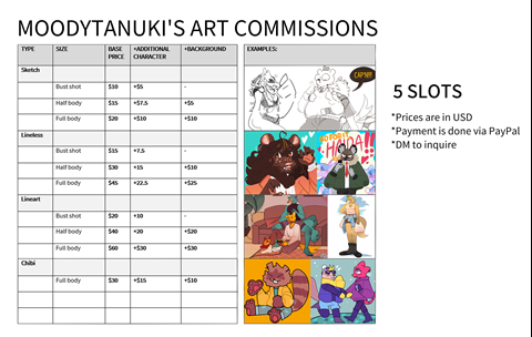 Commission Sheet!
