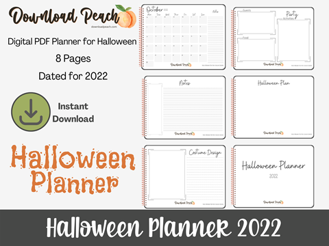 Halloween Planner for 2022
