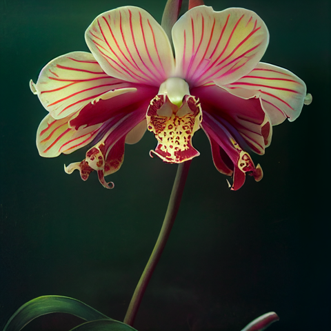 Orchids made with artificial intelligence. Enjoy ✨