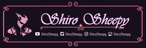 [Commission] Social Banners for Shiro