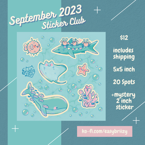September 2023 Sticker Club