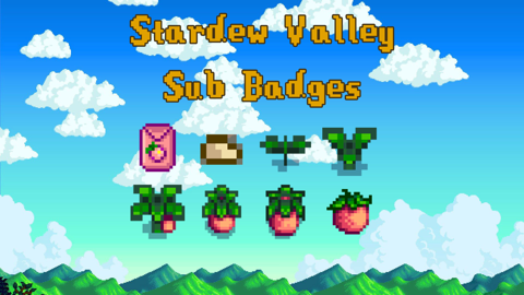 Stardew Valley Twitch Badges Melon Trui's Kofi Shop Kofi ️ Where