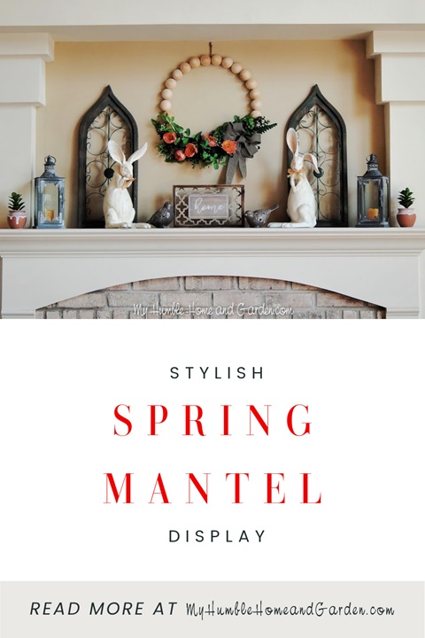 A Stylish Spring Mantel You'll Love!