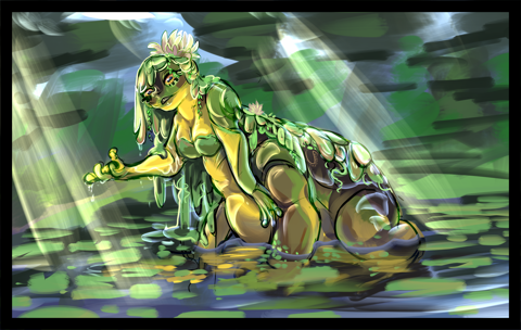 Frog Dryad of Lilypads