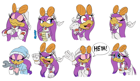 Telegram Stickers - Wave The Swallow