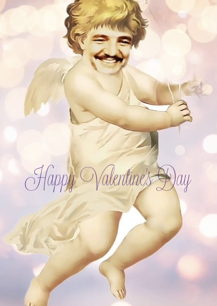 Cupid Pedro Valentine's Day Card
