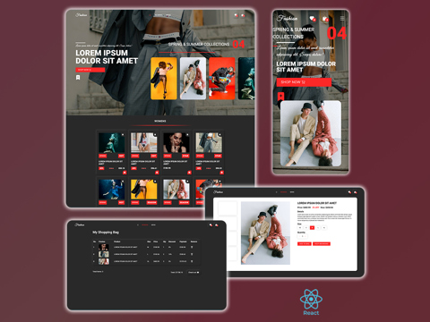 Dynamic & Responsive Fashion Ecommerce Website (React.js) - DStudio ...