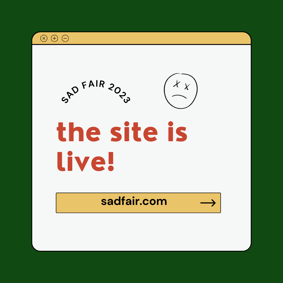 The site is live! www.sadfair.com
