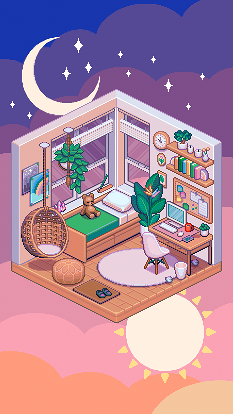 Cube room series - Dreamy bedroom