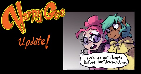 Harpy Gee comic update, January 16th 2023