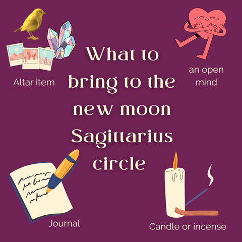 New Moon Circle: Tomorrow at 6pm MT / 8pm EST!