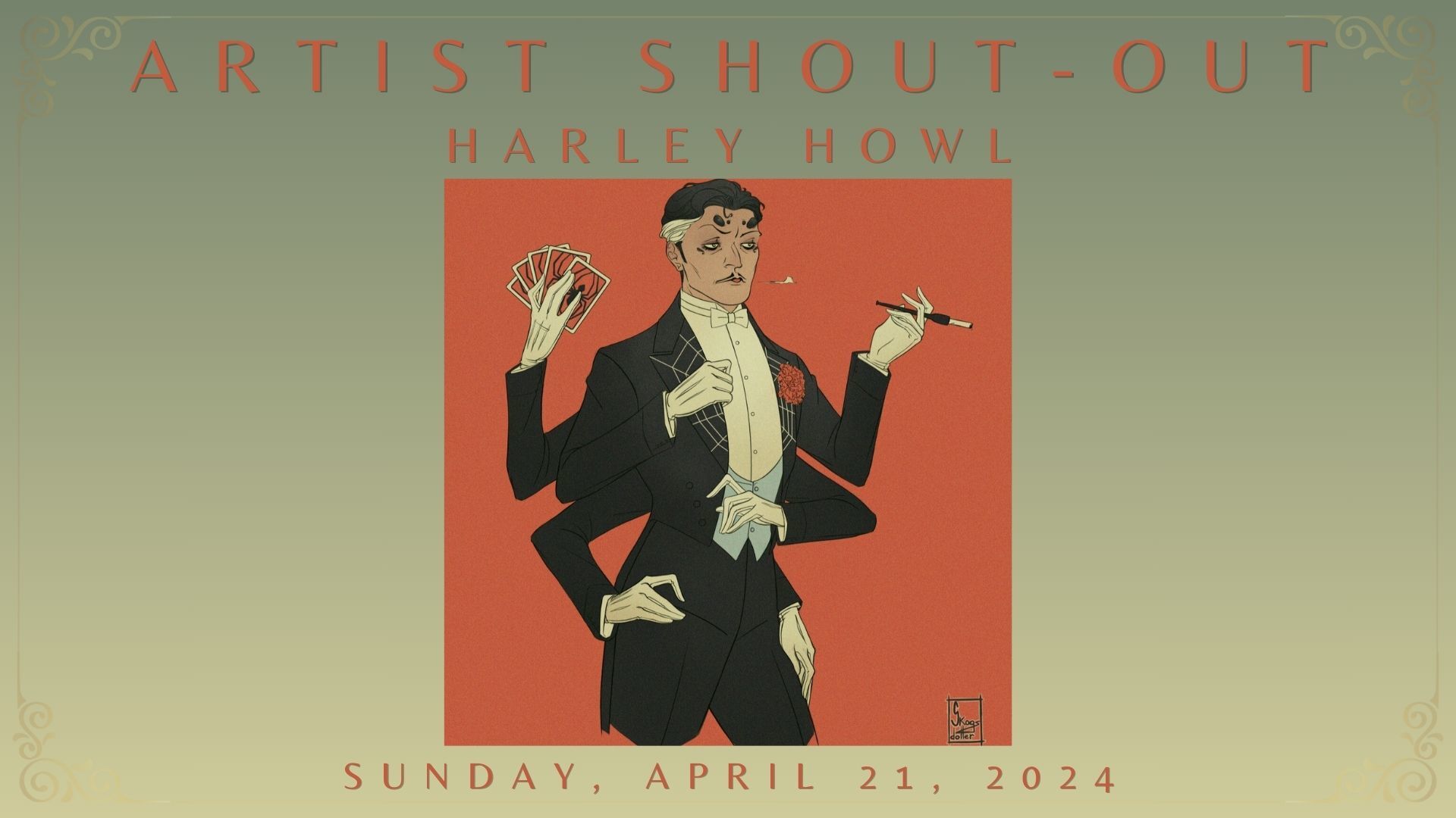 ARTIST SHOUT-OUT: Sunday, April 21, 2024