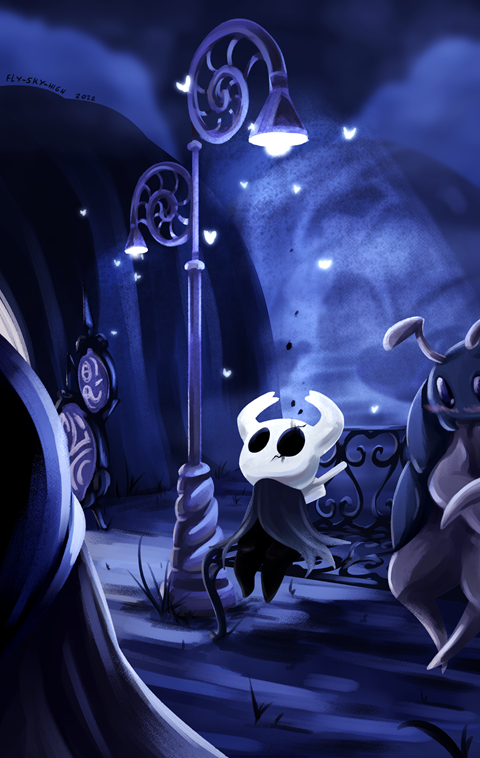 Hollow Knight: Rest (wallpaper) - Fly-Sky-High draws!'s Ko-fi Shop - Ko ...