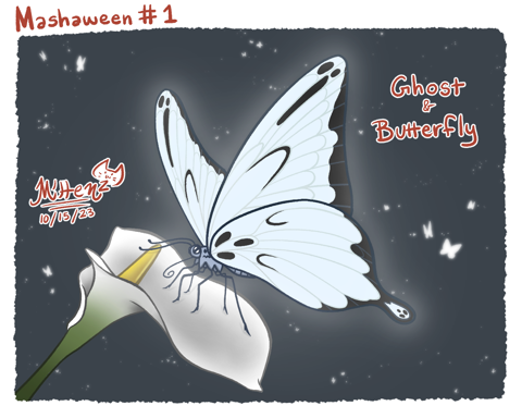 Mashaween Day 1: Ghost & Butterfly