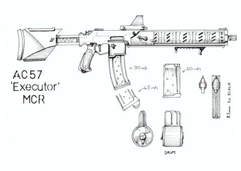 AC-57 Executor Assault rifle: 