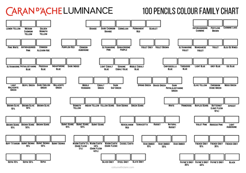 Caran d'Ache Luminance Swatch Cards - Neko Simi Coloring's Ko-fi Shop -  Ko-fi ❤️ Where creators get support from fans through donations,  memberships, shop sales and more! The original 'Buy Me a