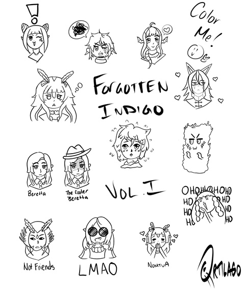 Forgotten Indigo Doodles Vol. 1
