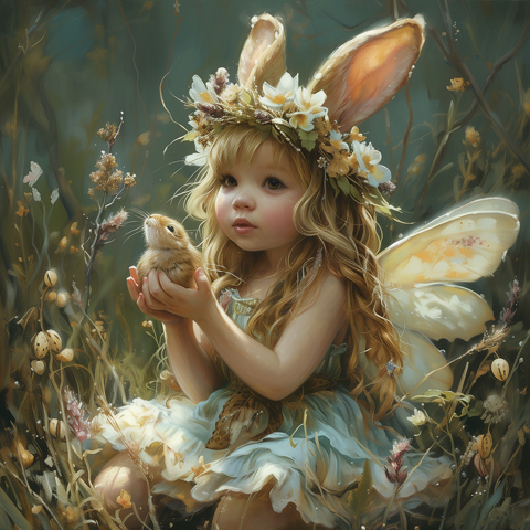 Easter Bunny fairies 