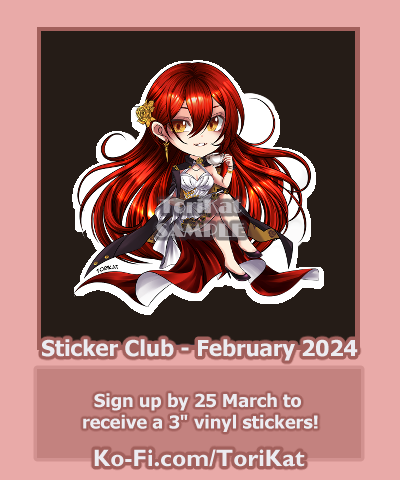 February 2024 Sticker Club