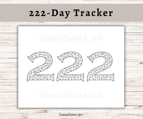 New Item in My 222-Day Tracker Series!