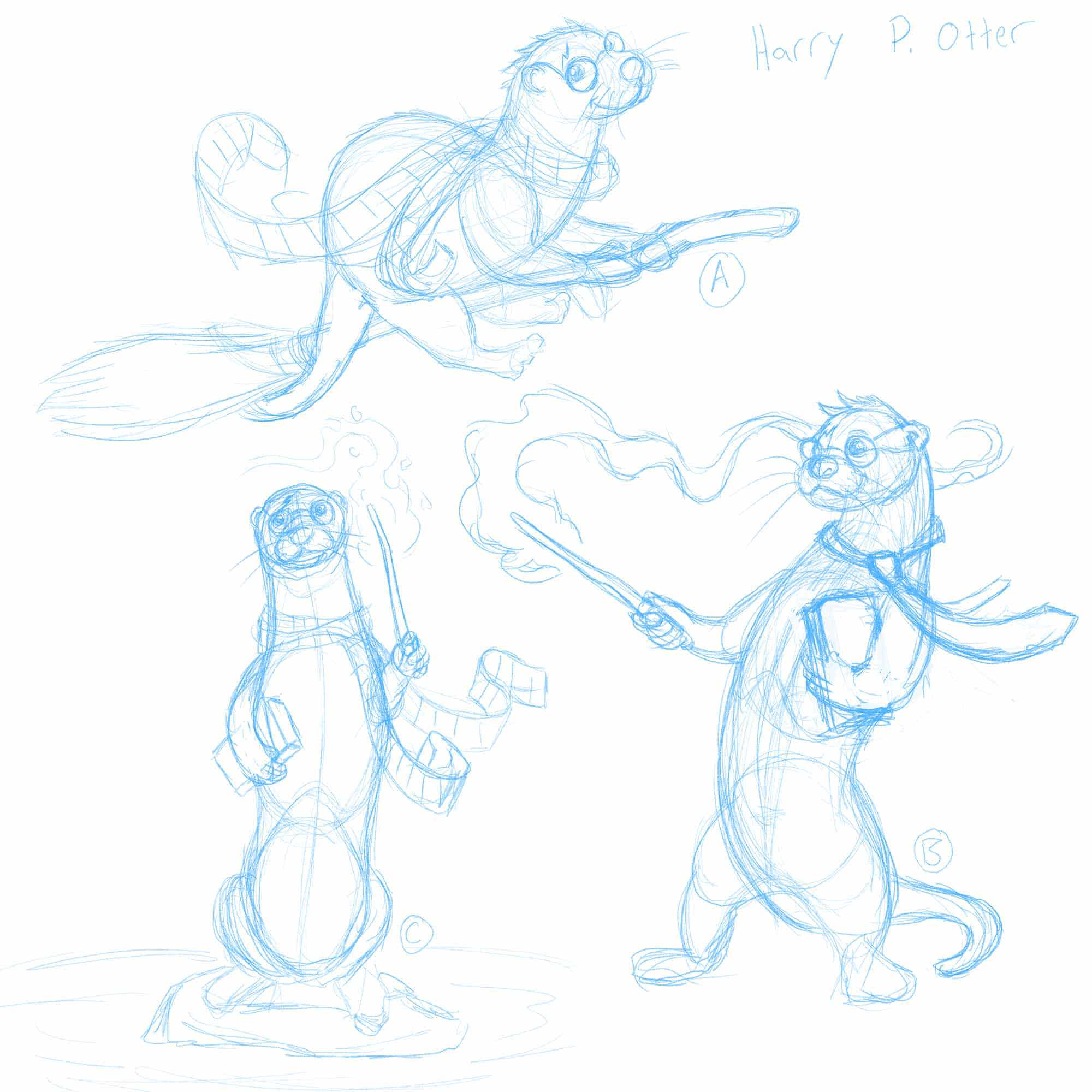 Arry P. Otter Sketches 