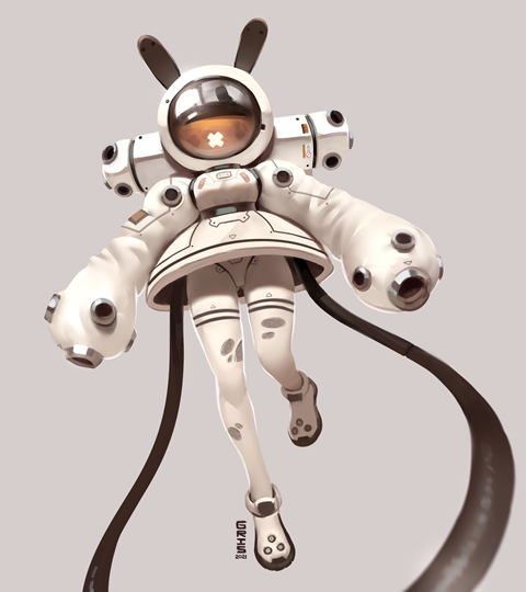 Astronaut Bunny girl