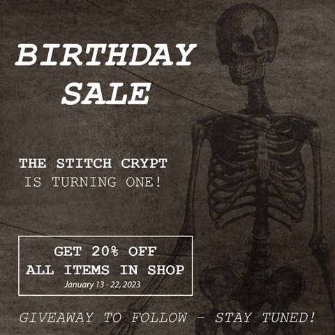 The Stitch Crypt is Turning One!