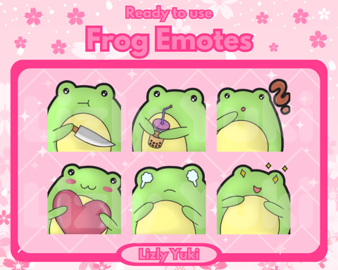 Cute Frog Emotes