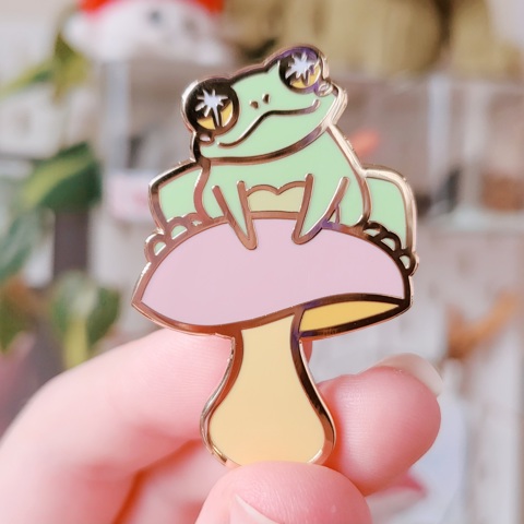 Frog Pronoun Pin- Custom and Hand Painted - Fire Eyes Design's Ko-fi Shop -  Ko-fi ❤️ Where creators get support from fans through donations,  memberships, shop sales and more! The original 'Buy