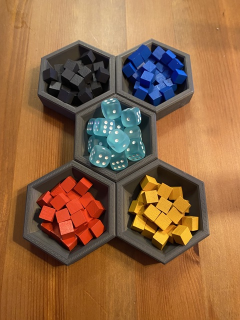 Hexagon Board game Trays