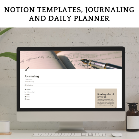 Notion template, journaling and daily planner - Rox's Ko-fi Shop - Ko ...